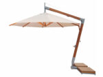 Bambrella Levante Side Wind – Parasol cantilever en bambou