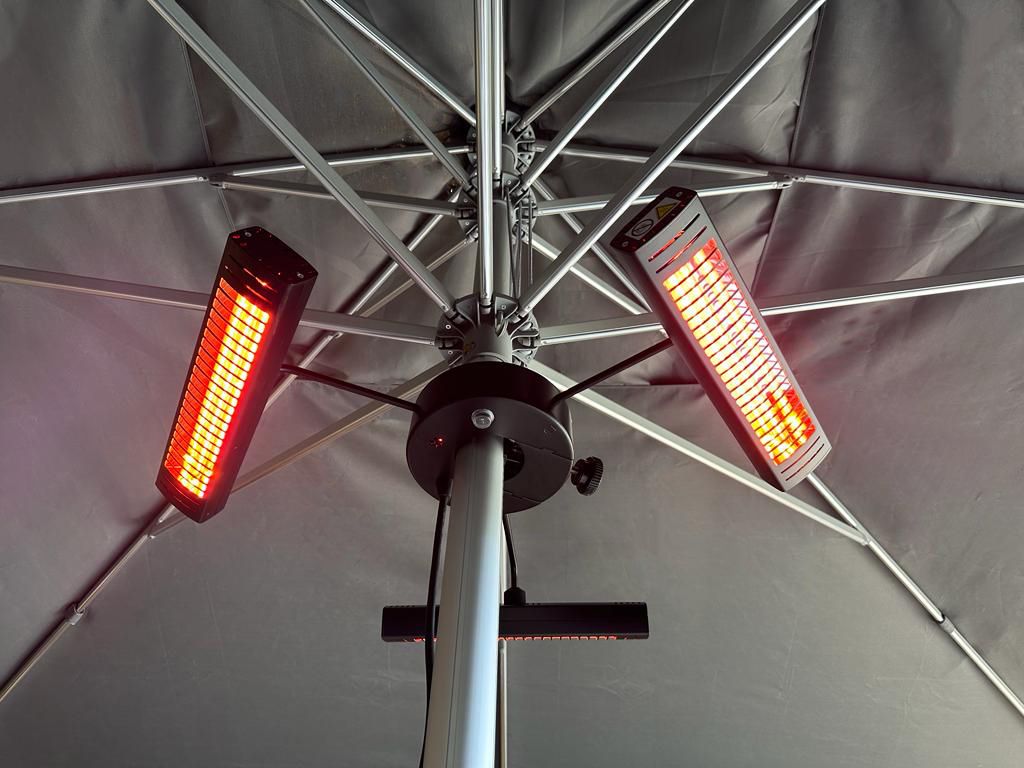 3KW Tri Parasol Heater With Remote Control – Image 2