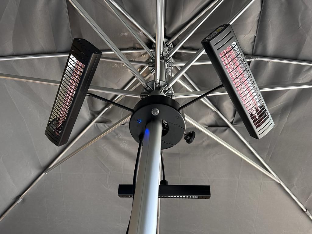 3KW Tri Parasol Heater With Remote Control – Image 7