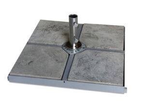 4 x 4 Metal Cross Heavy Parasol Base Frame (4x30kg Base en béton)