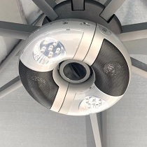chauffage halogène pour parasol