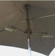 chauffages pour parasol